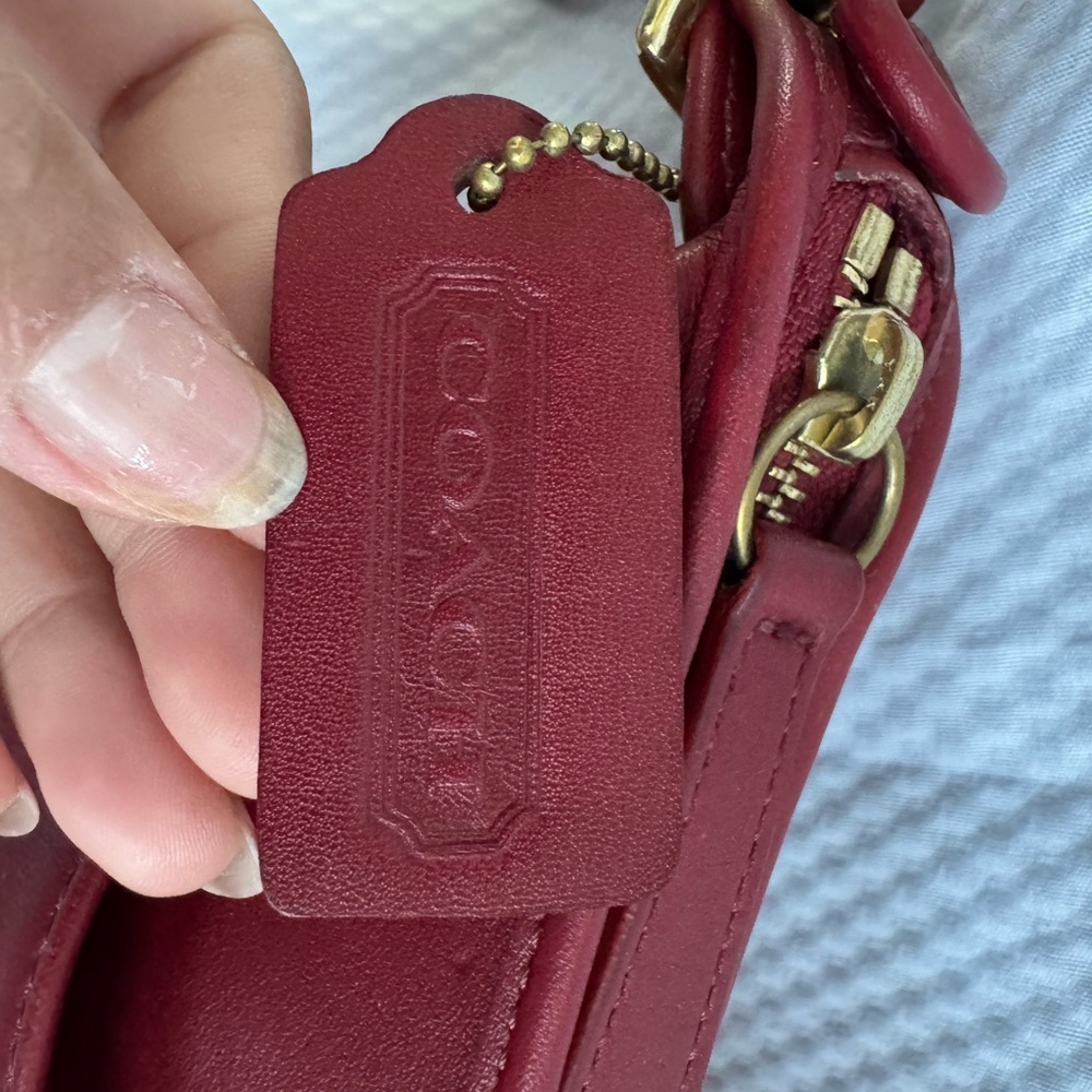 Coach Vintage Y2K Rare Legacy Small Pocket Hobo 9136 Leather Shoulder Bag - Picture 5 of 14